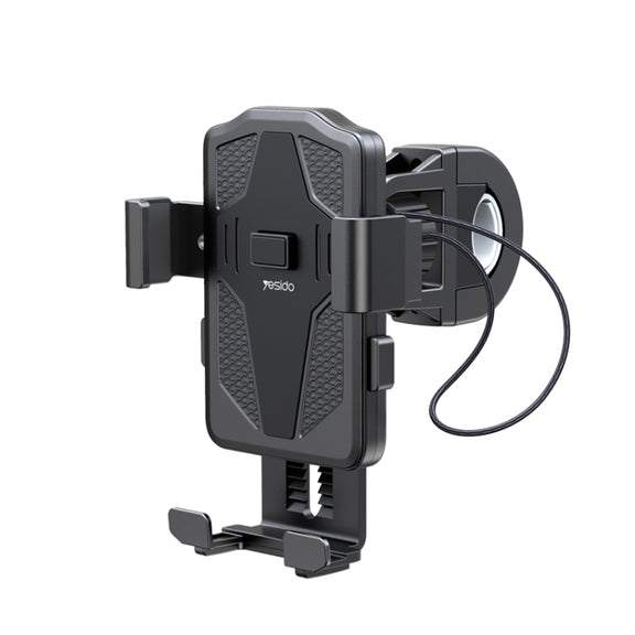 Yesido C94 Bicycle / Motorcycle Elastic Clip Phone Navigation Bracket(Black)