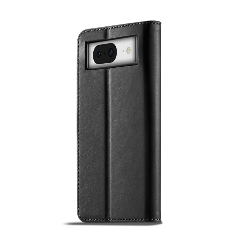 For Google Pixel 7a LC.IMEEKE Calf Texture Flip Leather Phone Case(Black) - free shipping - PMC TechLife - Order now!