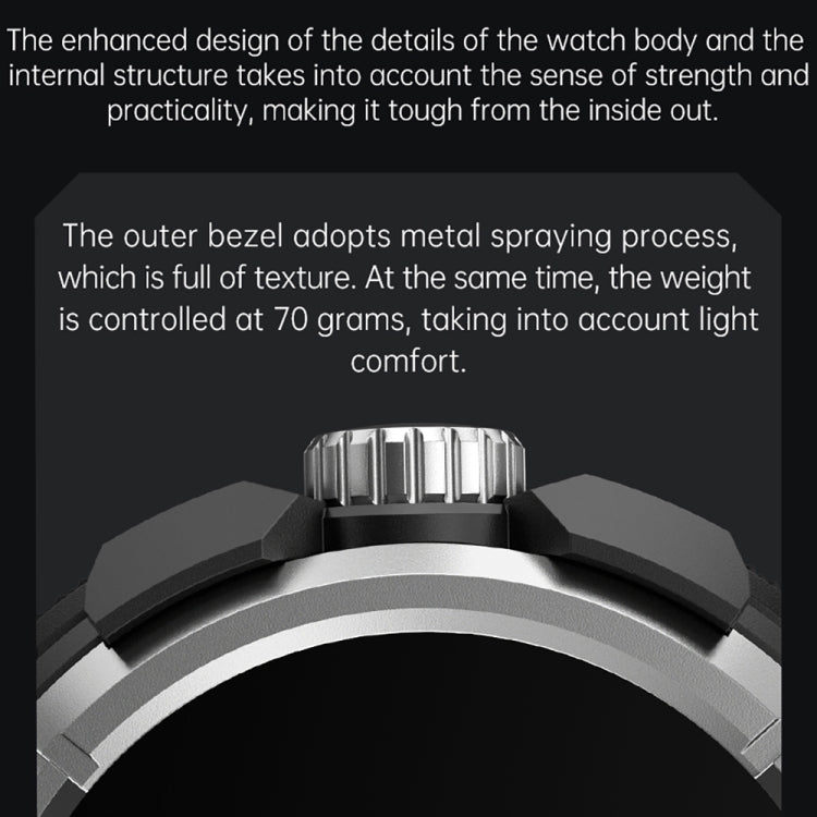 OVISEN GT100 1.39 inch TFT Screen 2 in 1 Bluetooth Headset Smart Watch, Support Blood Oxygen Monitoring/Bluetooth Music(Grey) -  by PMC TechLife | Online Shopping South Africa | PMC TechLife