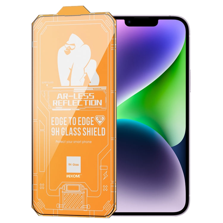 For iPhone 14 WK WTP-069 King Kong Vacha 9D Curved AR HD Tempered Glass Film(Black) - iPhone 14 Tempered Glass by WK | Online Shopping South Africa | PMC TechLife | Buy Now Pay Later Mobicred
