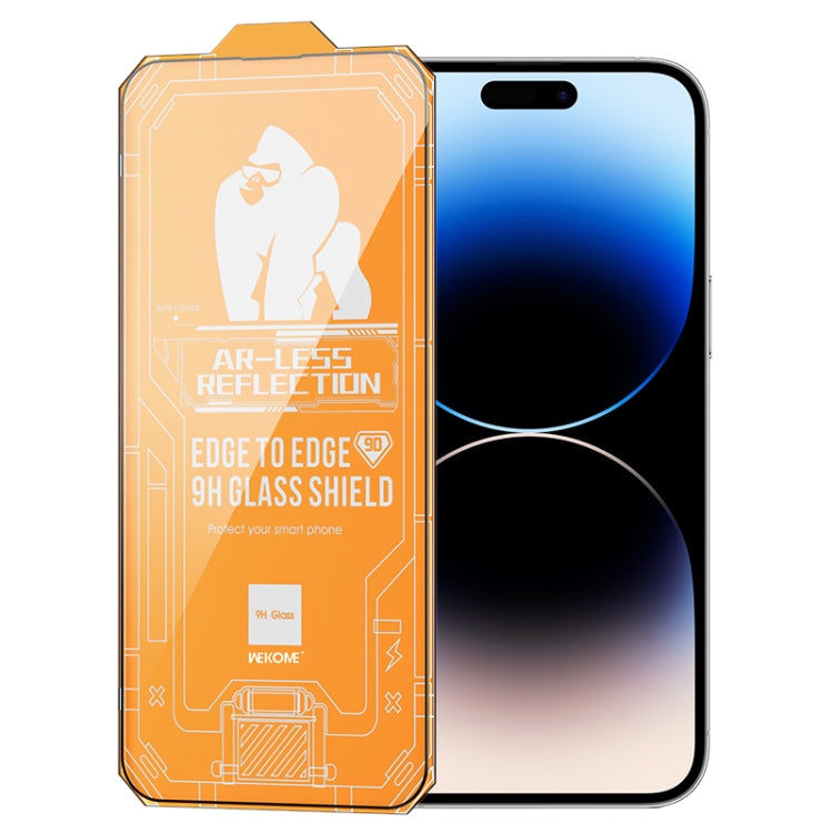 For iPhone 14 Pro Max WK WTP-069 King Kong Vacha 9D Curved AR HD Tempered Glass Film(Black) - iPhone 14 Pro Max Tempered Glass by WK | Online Shopping South Africa | PMC TechLife | Buy Now Pay Later Mobicred