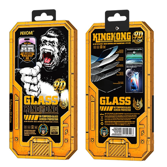 For iPhone 13 WK WTP-069 King Kong Vacha 9D Curved AR HD Tempered Glass Film(Black)
