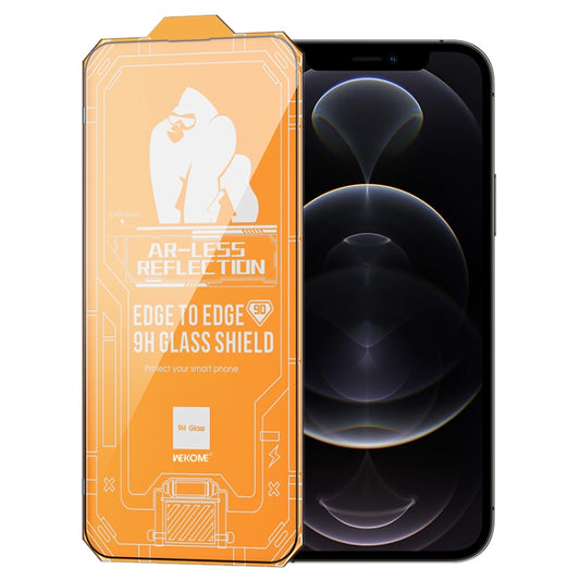 For iPhone 12 Pro WK WTP-069 King Kong Vacha 9D Curved AR HD Tempered Glass Film(Black) - iPhone 12 / 12 Pro Tempered Glass by WK | Online Shopping South Africa | PMC Jewellery | Buy Now Pay Later Mobicred