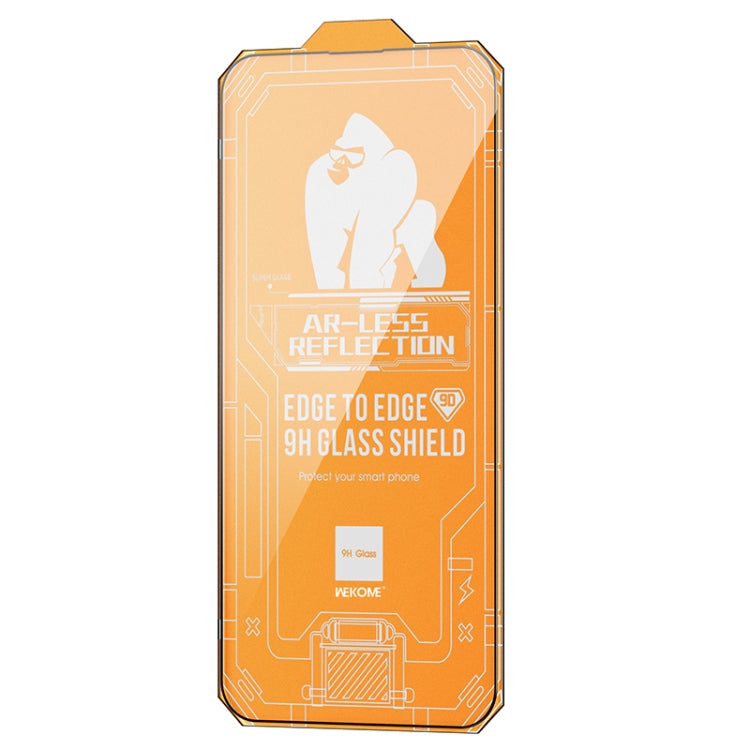 For iPhone 14 Plus WK WTP-070 King Kong Vacha 9D Curved AR Frosted Tempered Glass Film(Black) - iPhone 14 Plus Tempered Glass by WK | Online Shopping South Africa | PMC TechLife | Buy Now Pay Later Mobicred