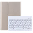 For Lenovo Tab M10 3rd Gen TB-328XU Bluetooth Keyboard Leather Tablet Case(Gold) - Lenovo Keyboard by PMC TechLife | Online Shopping South Africa | PMC TechLife