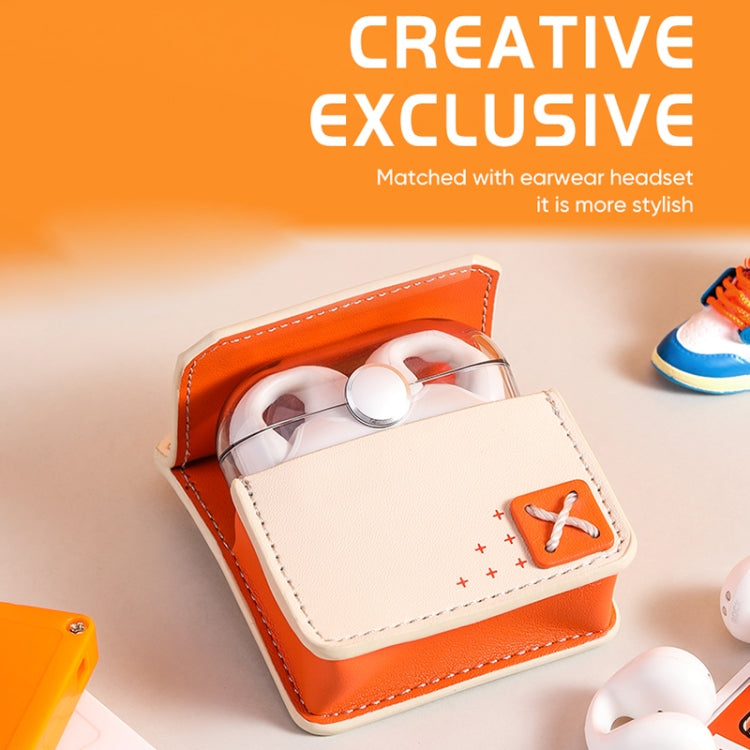 ROCK RPC3186 Dimensional Punk Bluetooth Earphone Storage Bag(Khaki) - Digital Storage Bag by ROCK | Online Shopping South Africa | PMC TechLife | Buy Now Pay Later Mobicred