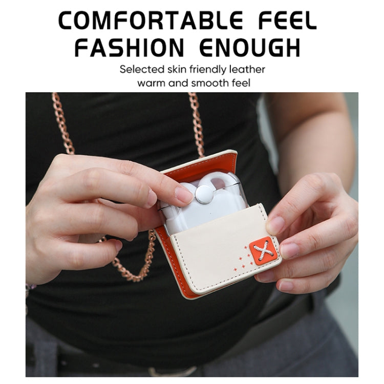 ROCK RPC3186 Dimensional Punk Bluetooth Earphone Storage Bag(Khaki) - Digital Storage Bag by ROCK | Online Shopping South Africa | PMC TechLife | Buy Now Pay Later Mobicred