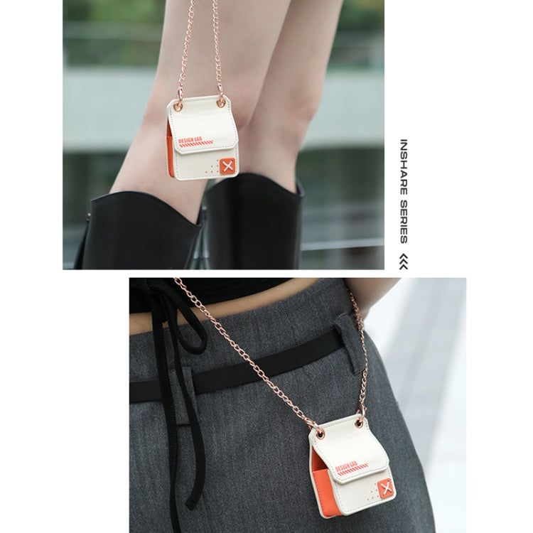 ROCK RPC3186 Dimensional Punk Bluetooth Earphone Storage Bag(Khaki) - Digital Storage Bag by ROCK | Online Shopping South Africa | PMC TechLife | Buy Now Pay Later Mobicred