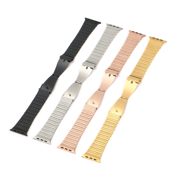 Ocean Metal Replacement Watch Band For Apple Watch 4 40mm(Silver)