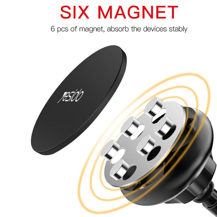 Yesido C41 Car Windshield Telescopic Suction Cup Magnetic Phone Holder(Black) - Universal Car Holders by Yesido | Online Shopping South Africa | PMC TechLife | Buy Now Pay Later Mobicred