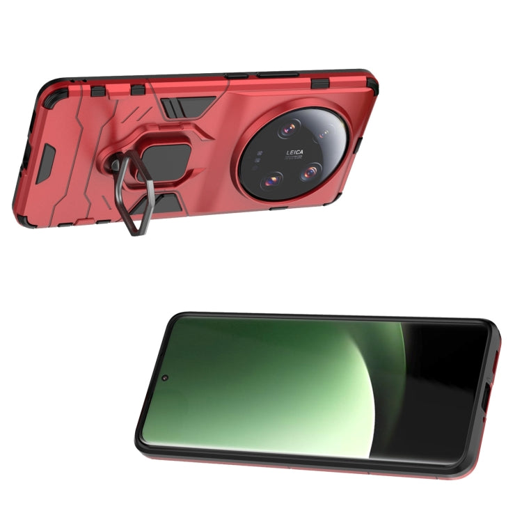 For Xiaomi 13 Ultra Magnetic Ring Holder PC + TPU Phone Case(Red) - free shipping - PMC TechLife - Order now!