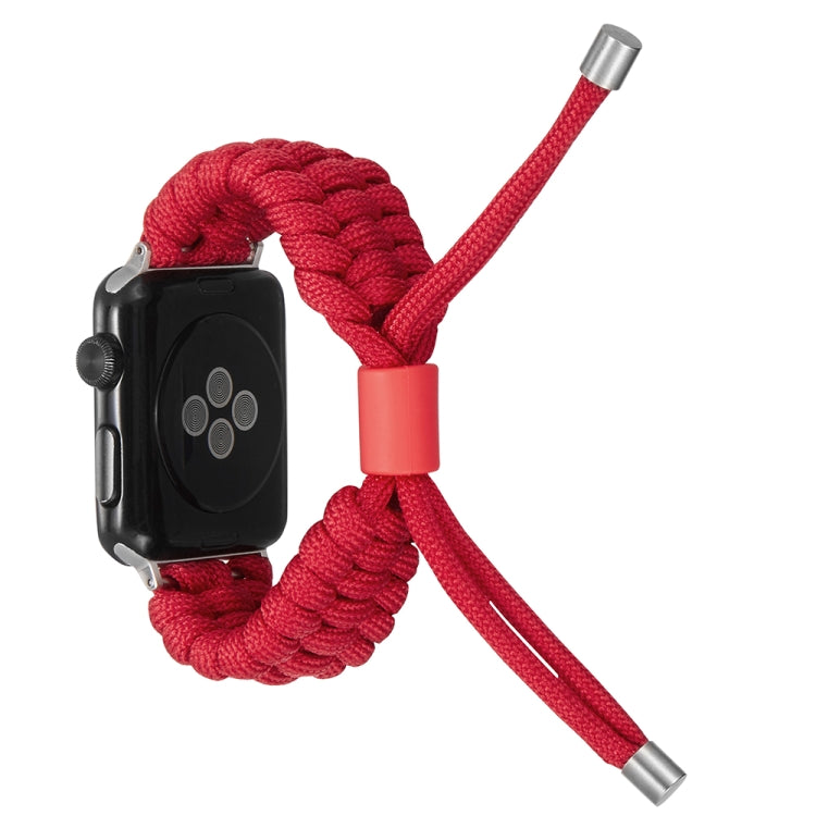 Stretch Plain Silicone Bean Watch Band For Apple Watch 8 41mm(Red) -  by PMC TechLife | Online Shopping South Africa | PMC TechLife