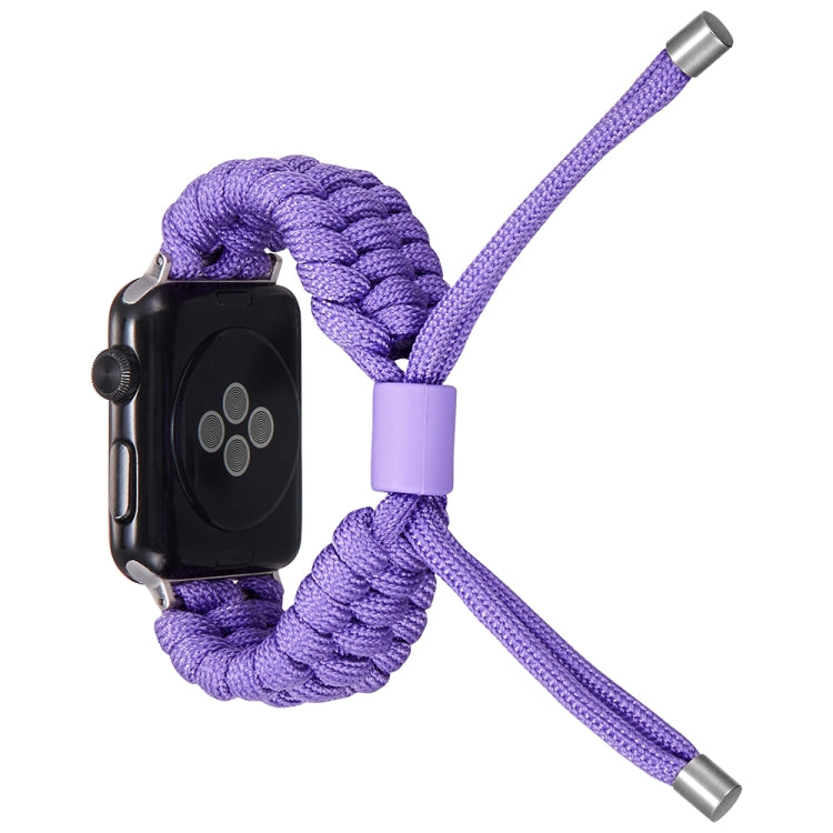 Stretch Plain Silicone Bean Watch Band For Apple Watch SE 2022 40mm(Light Purple) -  by PMC TechLife | Online Shopping South Africa | PMC TechLife