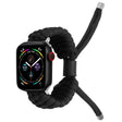 Stretch Plain Silicone Bean Watch Band For Apple Watch 4 40mm(Black) -  by PMC TechLife | Online Shopping South Africa | PMC TechLife