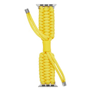 Stretch Plain Silicone Bean Watch Band For Apple Watch 4 40mm(Yellow)