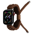 Stretch Plain Silicone Bean Watch Band For Apple Watch 3 42mm(Coffee Brown) -  by PMC TechLife | Online Shopping South Africa | PMC TechLife