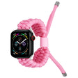Stretch Plain Silicone Bean Watch Band For Apple Watch 2 38mm(Light Pink) -  by PMC TechLife | Online Shopping South Africa | PMC TechLife