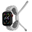 Stretch Plain Silicone Bean Watch Band For Apple Watch 38mm(Grey White) -  by PMC TechLife | Online Shopping South Africa | PMC TechLife