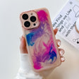 For iPhone 13 Pro Oil Painting Electroplating TPU Phone Case(Pink) - iPhone 13 Pro Cases by PMC TechLife | Online Shopping South Africa | PMC TechLife