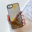 For iPhone SE 2022/2020 / 8 / 7 Oil Painting Electroplating TPU Phone Case(Grey) - iPhone SE 2022 / 2020 / 8 / 7 Cases by PMC TechLife | Online Shopping South Africa | PMC TechLife