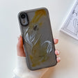 For iPhone XR Oil Painting Electroplating TPU Phone Case(Grey) - More iPhone Cases by PMC TechLife | Online Shopping South Africa | PMC TechLife