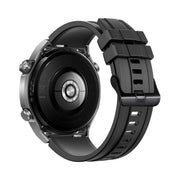 2pcs Regular Style For Huawei Watch Ultimate Silicone Replacement Watch Band(Black)