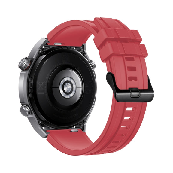 2pcs Regular Style For Huawei Watch Ultimate Silicone Replacement Watch Band(Red)