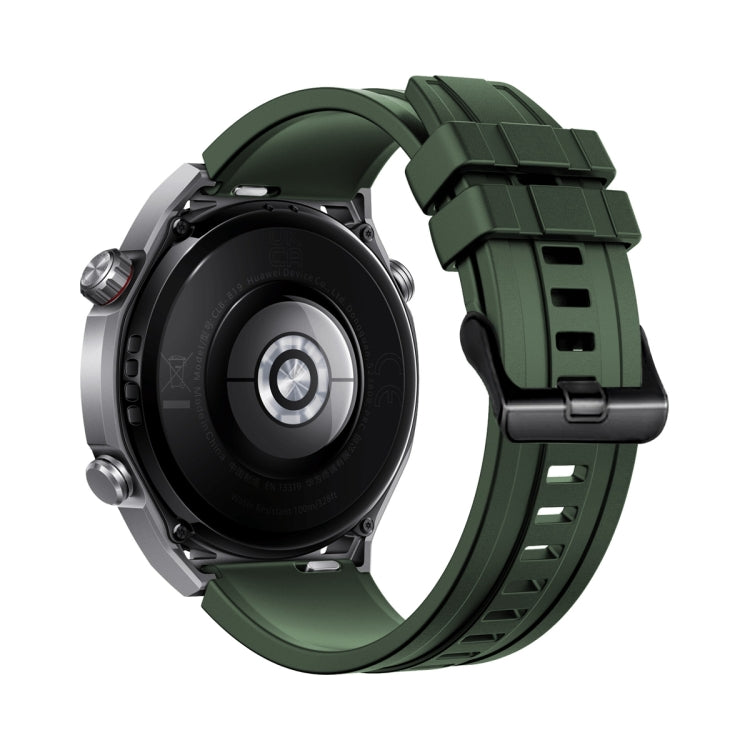 2pcs Regular Style For Huawei Watch Ultimate Silicone Replacement Watch Band(Green)