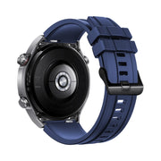 2pcs Regular Style For Huawei Watch Ultimate Silicone Replacement Watch Band(Midnight Blue)