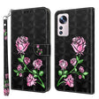 For Xiaomi 12 3D Painted Pattern Leather Phone Case(Rose) - free shipping - PMC TechLife - Order now!