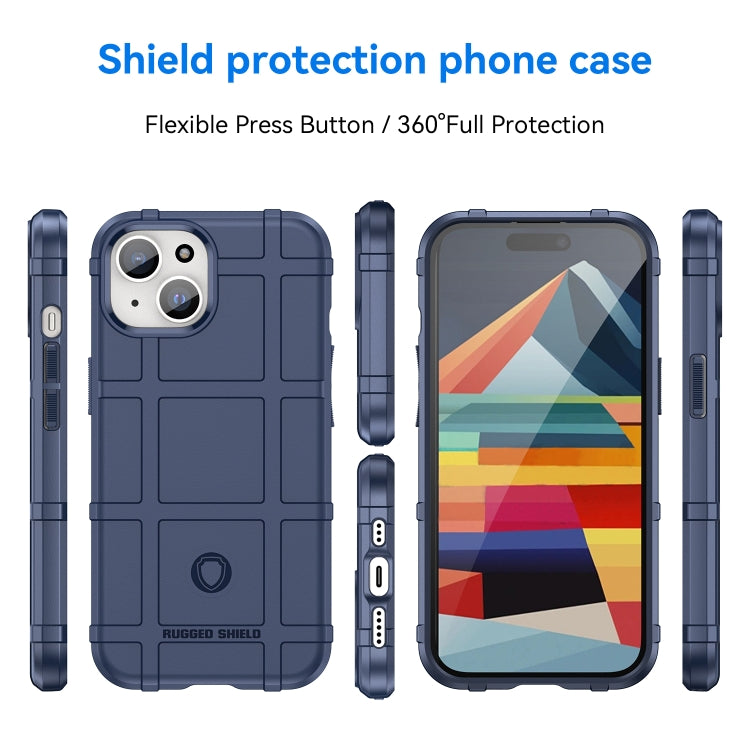 For iPhone 15 Full Coverage Shockproof TPU Phone Case(Blue) - free shipping - PMC TechLife - Order now!