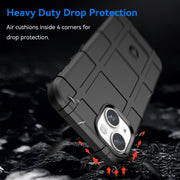 For iPhone 15 Plus Full Coverage Shockproof TPU Phone Case(Black)
