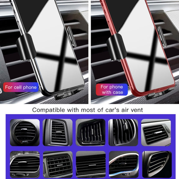 Yesido C71 Car Air Vent Rotatable Phone Holder(Black)