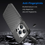 For iPhone 15 Pro Max Thunderbolt Shockproof TPU Phone Case(Black)