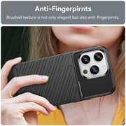 For iPhone 15 Pro Max Thunderbolt Shockproof TPU Phone Case(Black)