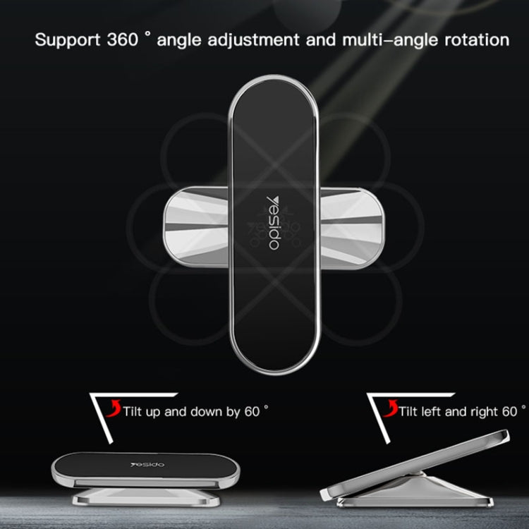 Yesido C82 Car 360 Degree Rotation Strong Magnetic Phone Holder(Black) - Universal Car Holders by Yesido | Online Shopping South Africa | PMC TechLife | Buy Now Pay Later Mobicred