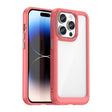 For iPhone 15 Pro Max Colorful Series Acrylic + TPU Phone Case(Red) - iPhone 15 Pro Max Cases by PMC TechLife | Online Shopping South Africa | PMC TechLife