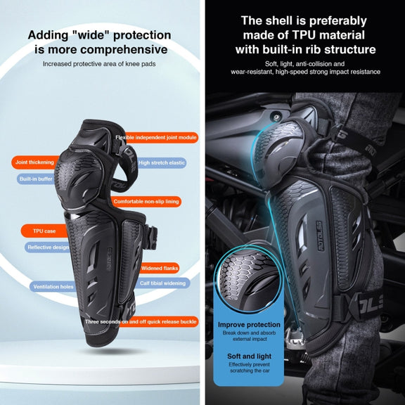 4 in 1 Elbow Pads Motolsg Motorcycle Bicycle Riding Protective Gear