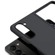 For Samsung Galaxy Z Fold5 Fuel Injection PC Skin Feel Phone Case(Black)