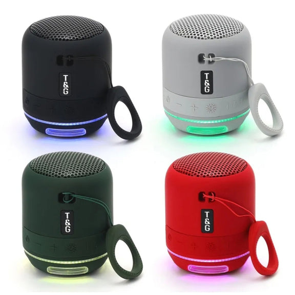 T&G TG294 TWS LED Mini Portable Wireless Stereo Sound Outdoor Speaker(Black)