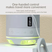 T&G TG294 TWS LED Mini Portable Wireless Stereo Sound Outdoor Speaker(Black)