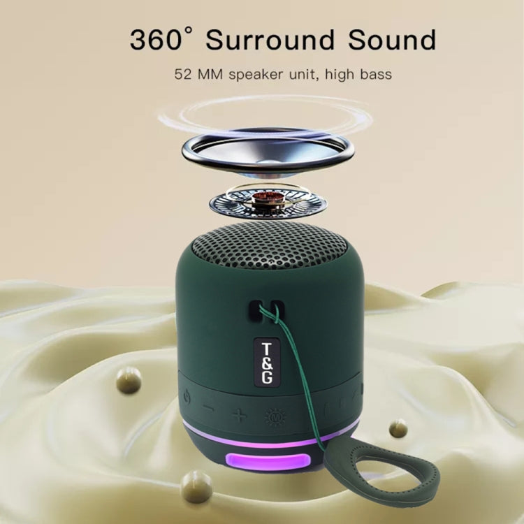 T&G TG294 TWS LED Mini Portable Wireless Stereo Sound Outdoor Speaker(Black) - Mini Speaker by T&G | Online Shopping South Africa | PMC TechLife