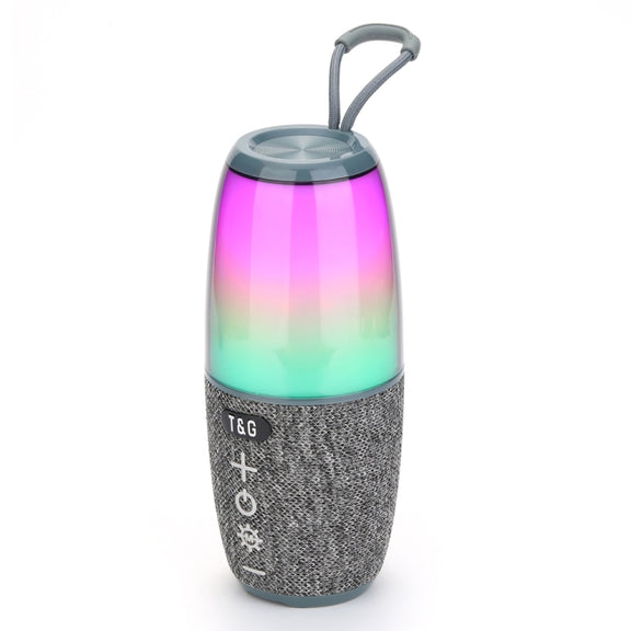 T&G TG644 5W High Power RGB Light Portable Bluetooth Speaker(Gery)