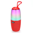 T&G TG644 5W High Power RGB Light Portable Bluetooth Speaker(Red) - Waterproof Speaker by T&G | Online Shopping South Africa | PMC TechLife