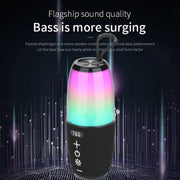 T&G TG644 5W High Power RGB Light Portable Bluetooth Speaker(Gery)