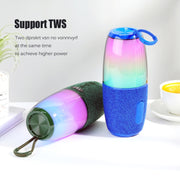 T&G TG644 5W High Power RGB Light Portable Bluetooth Speaker(Black)