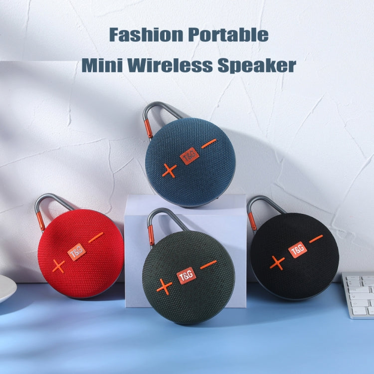 T&G TG648 TWS Outdoor Mini Portable Wireless Bluetooth Speaker with LED Light(Blue)