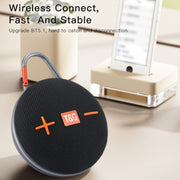 T&G TG648 TWS Outdoor Mini Portable Wireless Bluetooth Speaker with LED Light(Blue)