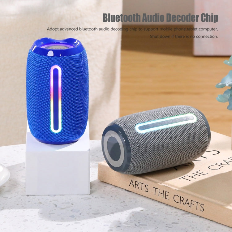 T&G TG653 TWS LED Mini Portable Wireless Stereo Sound Outdoor Speaker(Blue) - Mini Speaker by T&G | Online Shopping South Africa | PMC TechLife | Buy Now Pay Later Mobicred