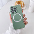 For iPhone 13 Magsafe Magnetic PC Shockproof Phone Case With Camera Lens(Green) - free shipping - PMC TechLife - Order now!